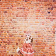 ドール用 レンガ背景布（150cm×90cm）
