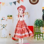 ドール用 子供部屋　背景布（120cm×60cm）